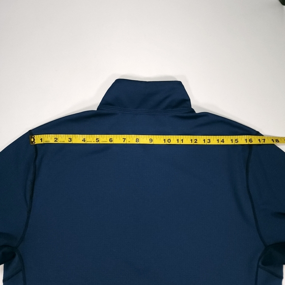Patagonia Capilene Base Layer Midweight 1/4 Zip Mens M Polartec Blue Great Cond - Picture 13 of 14